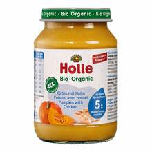 Abbildung: Holle Kürbis mit Huhn 190 g, Brei PZN 02567917 