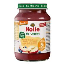 Abbildung: Holle Apfel & Heidelbeere 190 g, Brei PZN 02567946 