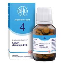 Abbildung: Biochemie Dhu 4 Kalium chloratum D 12 Tabletten 200 St, Tabletten PZN 02580556 