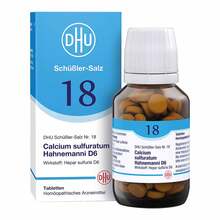 Abbildung: Biochemie Dhu 18 Calcium sulfuratum D 6 Tabletten 200 St, Tabletten PZN 02581231 