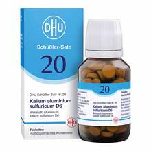 Abbildung: Biochemie Dhu 20 Kalium aluminium sulfuratum D 6 Tabletten 200 St, Tabletten PZN 02581538 