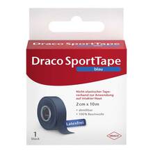 Abbildung: DRACO TAPEVERBAND 2 cmx10 m blau 1 St, Verband PZN 02582443 