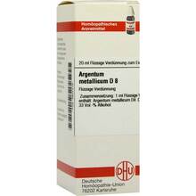 Abbildung: ARGENTUM METALLICUM D 8 Dilution 20 ml, Dilution PZN 02607278 