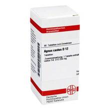 Abbildung: AGNUS CASTUS D 12 Tabletten 80 St, Tabletten PZN 02624609 