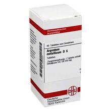Abbildung: ARGENTUM METALLICUM D 6 Tabletten 80 St, Tabletten PZN 02625626 