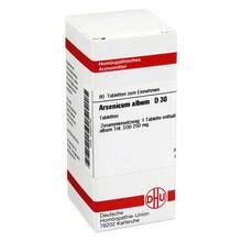 Abbildung: ARSENICUM ALBUM D 30 Tabletten 80 St, Tabletten PZN 02625796 
