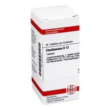 Abbildung: CHELIDONIUM D 12 Tabletten 80 St, Tabletten PZN 02628122 