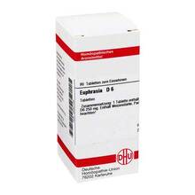 Abbildung: EUPHRASIA D 6 Tabletten 80 St, Tabletten PZN 02630136 