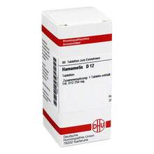 Abbildung: HAMAMELIS D 12 Tabletten 80 St, Tabletten PZN 02631147 
