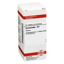 Abbildung: IPECACUANHA D 6 Tabletten 80 St, Tabletten PZN 02631845 