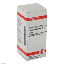Abbildung: KALIUM SULFURICUM D 6 Tabletten 80 St, Tabletten PZN 02632508 