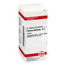 Abbildung: PAEONIA OFFICINALIS D 3 Tabletten 80 St, Tabletten PZN 02634559 