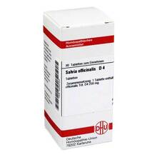 Abbildung: SALVIA OFFICINALIS D 4 Tabletten 80 St, Tabletten PZN 02635725 