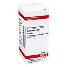 Abbildung: VALERIANA D 12 Tabletten 80 St, Tabletten PZN 02637121 