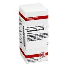 Abbildung: VERATRUM ALBUM D 12 Tabletten 80 St, Tabletten PZN 02637150 