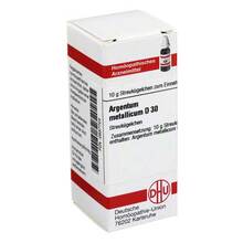 Abbildung: Argentum metallicum D 30 Globuli 10 g, Globuli PZN 02637724 