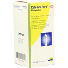 Abbildung: Calcium Dura Vit D3 Filmtabletten 50 St, Filmtabletten PZN 02654496 