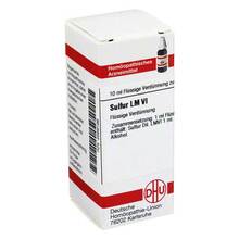 Abbildung: SULFUR LM VI Dilution 10 ml, Dilution PZN 02669196 