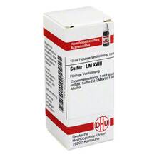 Abbildung: SULFUR LM XVIII Dilution 10 ml, Dilution PZN 02669204 