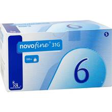 Abbildung: NOVOFINE Nadeln 31 G 6 mm 100 St, Kanüle PZN 02687515 