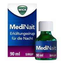 Abbildung: Wick Medinait Erkältungssirup für die Nacht 90 ml, Sirup PZN 02702315 