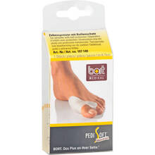 Abbildung: BORT PediSoft Zehenspreizer mit Ballenschutz tran. 1 St, Bandage PZN 02727717 
