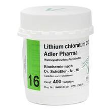 Abbildung: Biochemie Adler 16 Lithium chloratum D 12 Tabletten  400 St, Tabletten PZN 02730576 