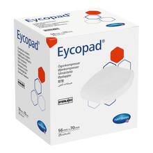 Abbildung: Eycopad Augenkompressen 56x70 mm steril 25 St, Kompressen PZN 02733304 