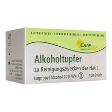 Abbildung: ALKOHOLTUPFER 3x6 cm steril 100 St, Tupfer PZN 02741640 