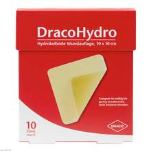 Abbildung: DRACOHYDRO Hydrokoll.Wundauflage 10x10 cm 10 St, Verband PZN 02745402 