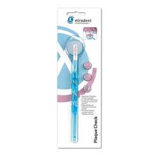 Abbildung: Miradent Plaquetest Mira2 + Spiegel blau transparent 1 St PZN 02750395 