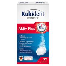 Abbildung: Kukident Aktiv Plus Tabs 99 St, Tabletten PZN 02753703 