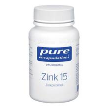 Abbildung: Pure Encapsulations Zink 15 Zinkpicolinat Kapseln 180 St, Kapseln PZN 02774504 