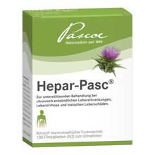 Abbildung: Hepar Pasc Filmtabletten 100 St, Filmtabletten PZN 02785146 