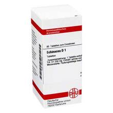 Abbildung: ECHINACEA HAB D 1 Tabletten 80 St, Tabletten PZN 02807942 