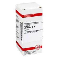 Abbildung: NATRIUM CHLORATUM D 4 Tabletten 80 St, Tabletten PZN 02815605 