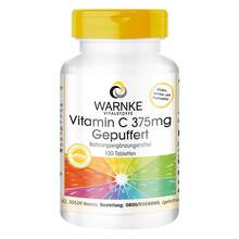 Abbildung: Vitamin C 375 mg gepuffert Tabletten 100 St, Tabletten PZN 02822982 