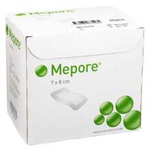 Abbildung: Mepore Wundverband steril 7x8 cm 55 St, Pflaster PZN 02839847 