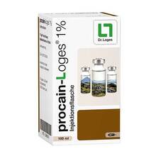 Abbildung: Procain-Loges 1% Injektionsflasche 100 ml, Injektionsflaschen PZN 02860540 
