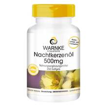 Abbildung: Nachtkerzenöl 500 mg Kapseln 250 St, Kapseln PZN 02861568 