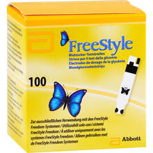 Abbildung: FREESTYLE Teststreifen 100 St, Teststreifen PZN 02885014 