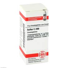 Abbildung: SULFUR C 200 Globuli 10 g, Globuli PZN 02890239 