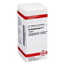 Abbildung: CARDIOSPERMUM D 4 Tabletten 80 St, Tabletten PZN 02895900 
