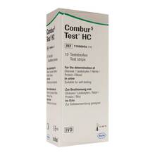 Abbildung: COMBUR 5 Test HC Teststreifen 10 St, Teststreifen PZN 02900334 