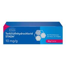 Abbildung: Terbinafinhydrochlorid Stada 10 mg / g Creme 30 g, Creme PZN 02904941 