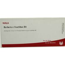 Abbildung: BERBERIS E fructibus D 3 Ampullen 10X1 ml, Ampullen PZN 02908815 