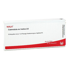 Abbildung: CALENDULA EX Herba D 3 Ampullen 10X1 ml, Ampullen PZN 02910433 