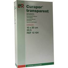 Abbildung: CURAPOR Wundverband steril transparent 10x20 cm 25 St, Pflaster PZN 02914170 