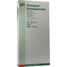 Abbildung: CURAPOR Wundverband steril transparent 10x25 cm 25 St, Pflaster PZN 02914187 