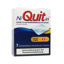 Abbildung: Niquitin Clear 14 mg transdermale Pflaster 7 St, Pflaster transdermal PZN 02919664 